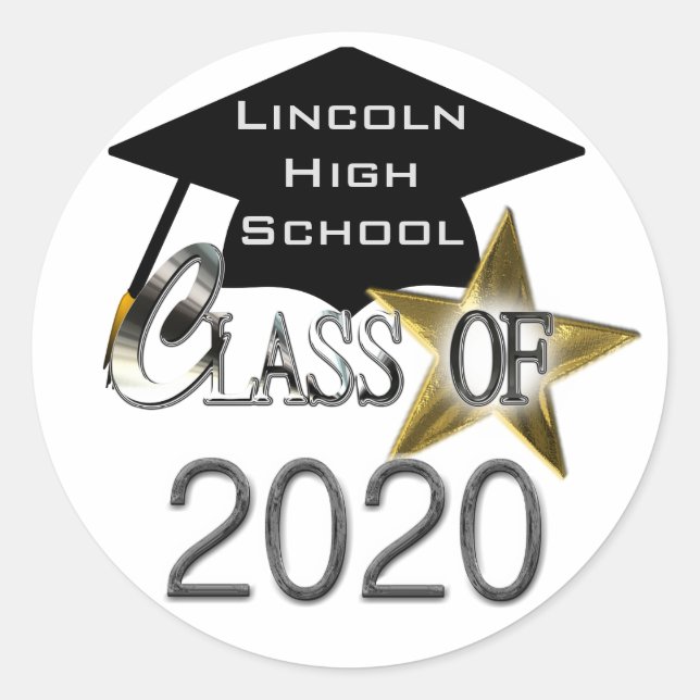 Class Of 2020 Graduation Seals (Front)