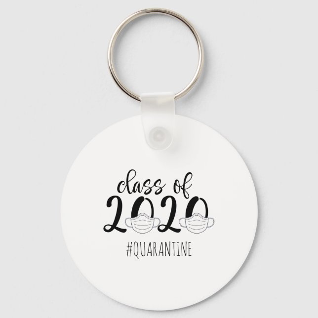 Class of 2020 Keychain - Facemask (Front)