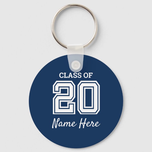 Class of 2020 Personalize Keychain (Front)