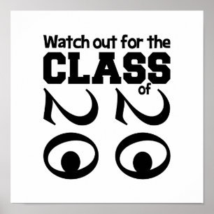 CLASS OF 2020 poster, customizable Poster