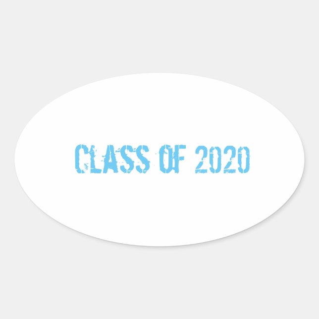 Class of 2020 sticker (Front)