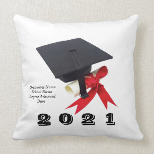 Class of 2021 Graduation Day by Janz 20x20 Throw Pillow