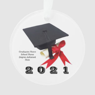 Class of 2021 Graduation Day by Janz Ornament
