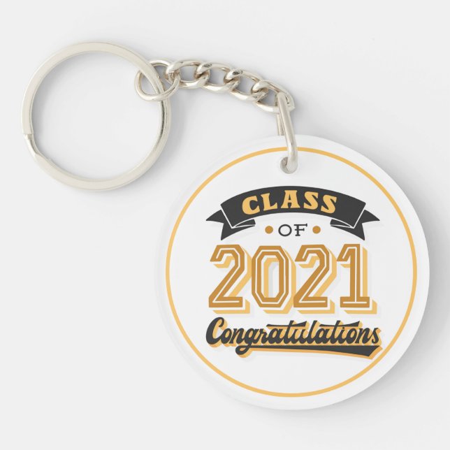 Class of 2021 Graduation Keychain (Front)