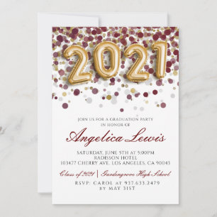 Class of 2021 Graduation Party Invitation