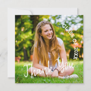 Class of 2021, Photo Graduation Thank You Card