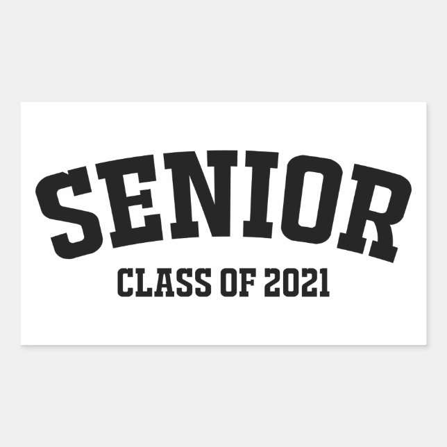 Class of 2021, Senior Gifts, Senior 2021 Sticker (Front)