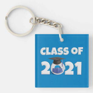 Class of 2021 Toilet Paper in Mask Keychain