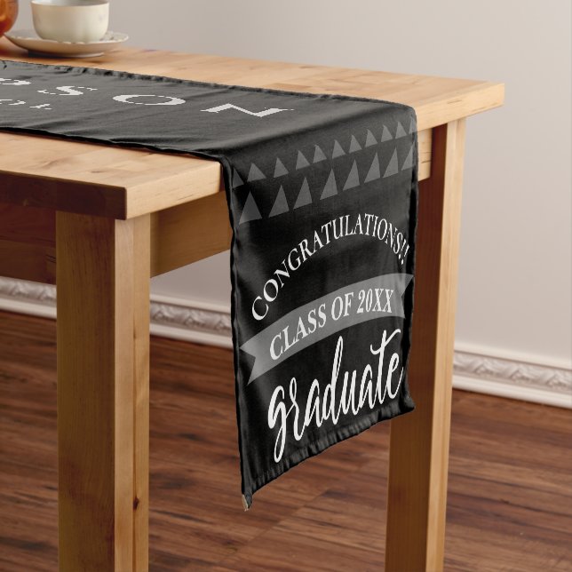 Class of 2022 Congratulations Graduation Party Short Table Runner (In Situ)