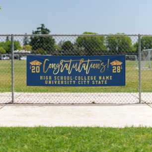 CLASS OF 2022 Custom School Graduation Ceremony Banner