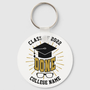 Class of 2022 Done Graduation Novelty Grad Keychain