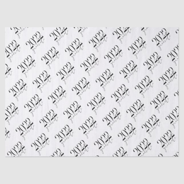 Class of 2022 Graduation Tissue Paper (Front)