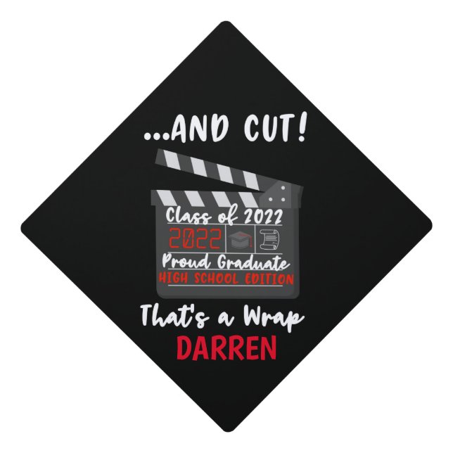 Class of 2022 High School Graduation Graduation Cap Topper (Front)