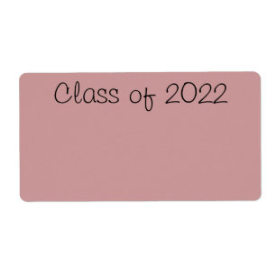 Class of 2022 label