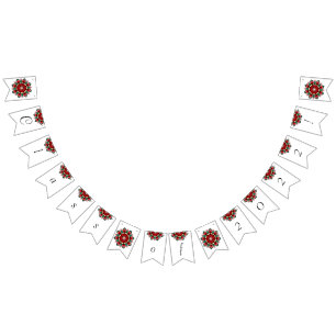 Class of 2022! Mandala in red Bunting Flags