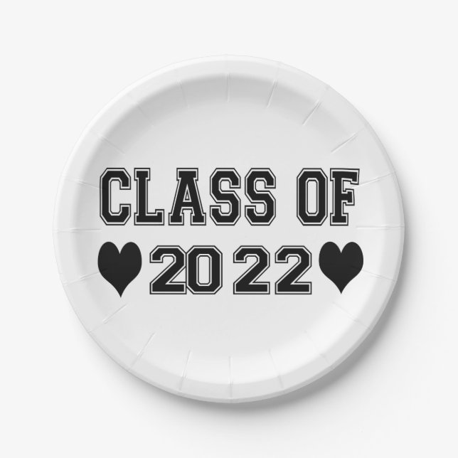 Class Of 2022 Paper Plate (Front)