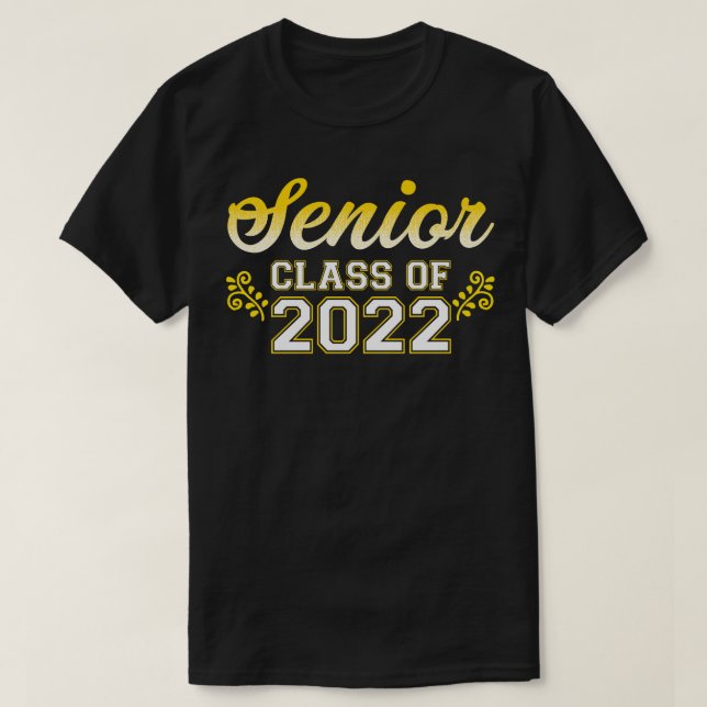 Class of 2022 Senior 1 T-Shirt (Design Front)