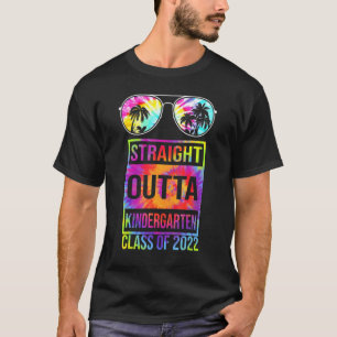 Class Of 2022 Straight Outta Kindergarten Graduati T-Shirt