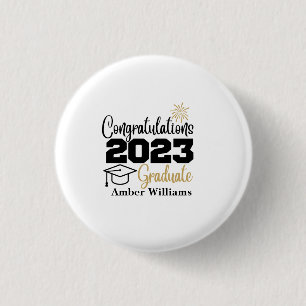 Class of 2023 Graduate Personalized Button