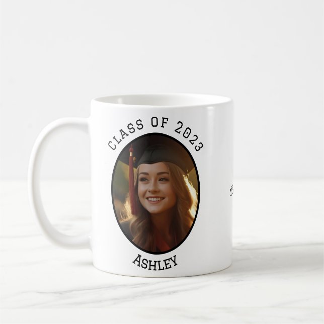 Class of 2023 Graduation Gift Photo  Coffee Mug (Left)