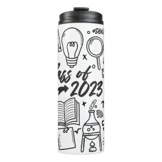 Class of 2023 Graduation Science Math Graduate Thermal Tumbler