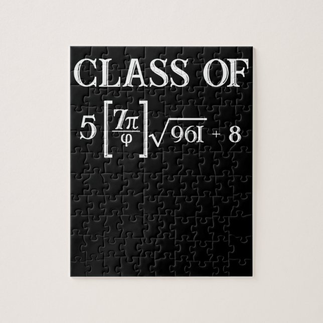Class of 2023 Math Pi 8th Grade Graduation Jigsaw Puzzle (Vertical)