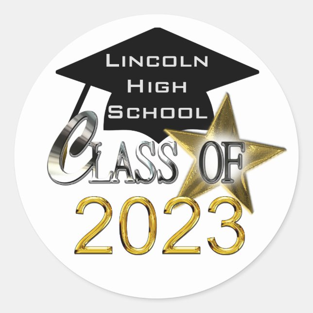 Class Of 2023 Personalized Graduation Seals (Front)