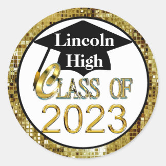 Class of 2023 Personalized Graduation Stickers