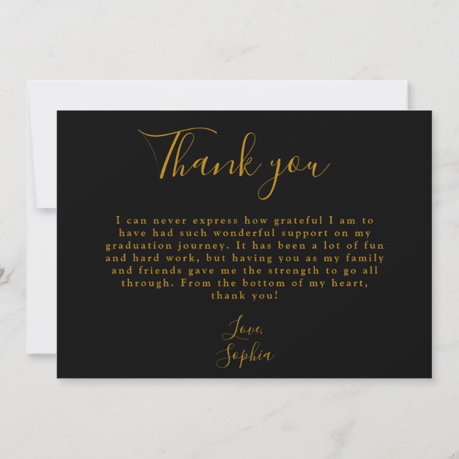 Class of 2023 Photo Thank You Card (Back)