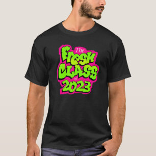 Class Of 2023 Senior Fresh 90s Retro Tv Style Grad T-Shirt