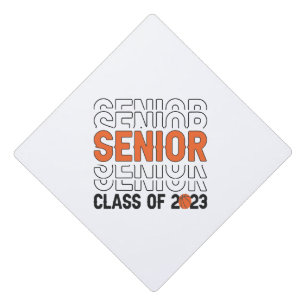 Class Of 2023 Senior Graduadion Basketball Sport  Graduation Cap Topper