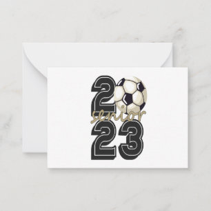 Class Of 2023 Senior Soccer Graduation Gift Card