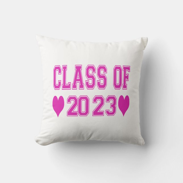 Class Of 2023 Throw Pillow (Front)