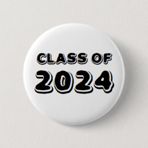 class of 2024 2 inch round button