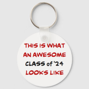 class of 2024, awesome keychain