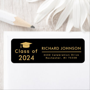  Class of 2024 Black Gold Graduation Return