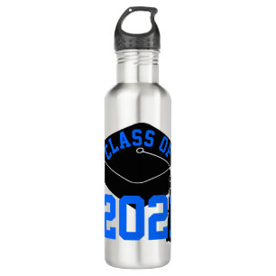 Class of 2024 Blue Grad Cap 710 Ml Water Bottle
