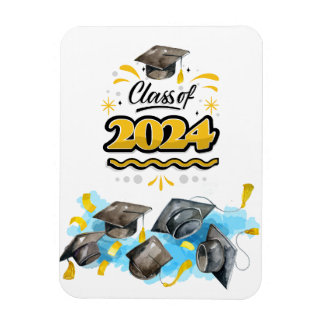 Class of 2024 card magnet
