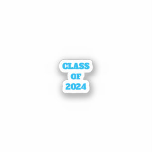 Class Of 2024 Custom Year Boys Girls Blue Color