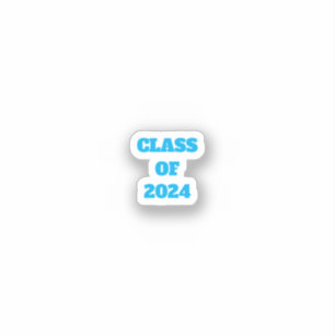 Class Of 2024 Custom Year Boys Girls Blue Colour