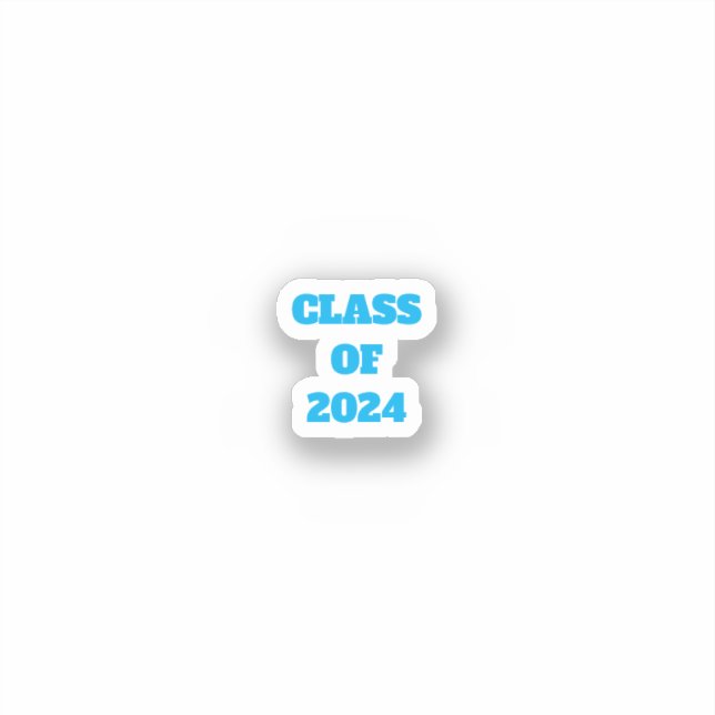 Class Of 2024 Custom Year Boys Girls Blue Colour (Front)