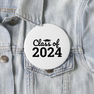 Class Of 2024 Graduation Day 4 Inch Round Button