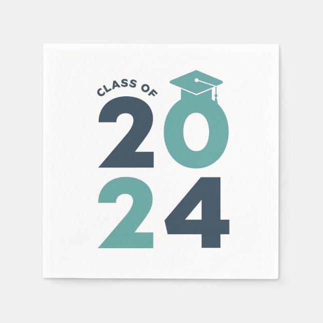Class of 2024 Graduation design Napkin (Front)