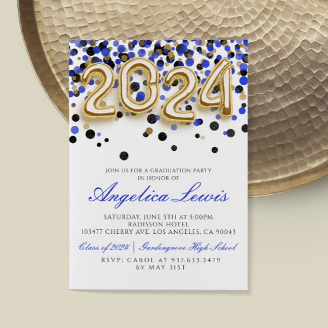 Class of 2024 Graduation Party Invitation (Creator Uploaded)