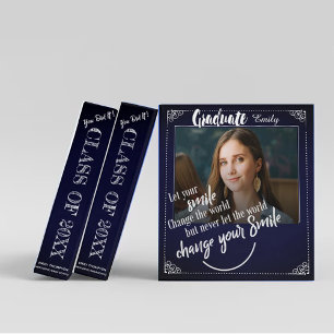 Class Of 2024 Graduation Photo Memories Blue Binder