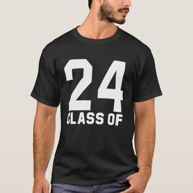 Class of 2024 Graduation Senior 2024 Graduate Scho T-Shirt (Front)
