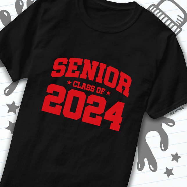Class of 2024 High School Graduation Senior 2024 T-Shirt (Creator Uploaded)