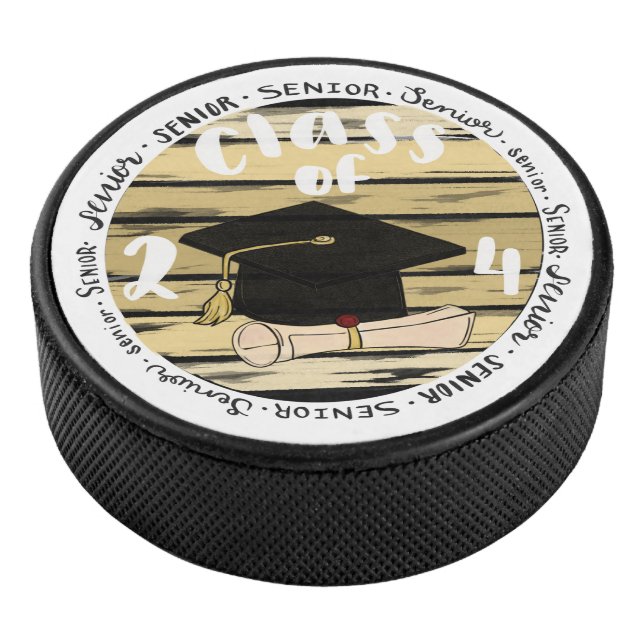 Class of 2024 hockey puck (3/4)