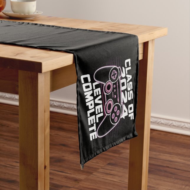 Class Of 2024 Level Complete Senior Graduation Long Table Runner (In Situ)