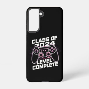 Class Of 2024 Level Complete Senior Graduation Samsung Galaxy Case
